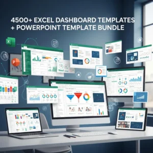 4500+ Premium Excel Dashboard Templates — The Ultimate Business Reporting Mega Bundle!