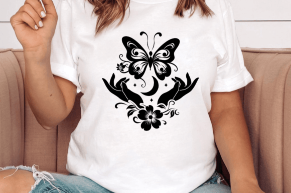 About Boho Svg Bundle,floral Moon Svg Graphic - Image 4