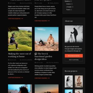 KATERINA: The Ultimate Photography Portfolio HTML Template