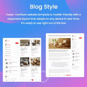 FUREA - FURNITURE ECOMMERCE HTML TEMPLATE LATEST VERSION
