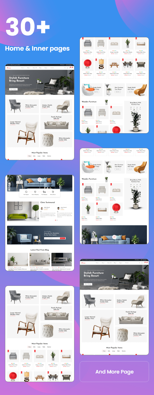 FUREA - FURNITURE ECOMMERCE HTML TEMPLATE LATEST VERSION - Image 3