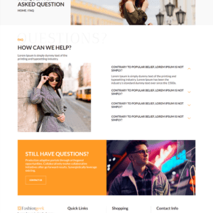 FASHION GEEK - WOOCOMMERCE FASHION ELEMENTOR TEMPLATE KIT LATEST VERSION