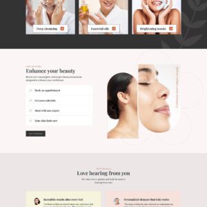 LILLIA – BEAUTY & SKINCARE ELEMENTOR TEMPLATE KIT LATEST VERSION