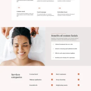 LILLIA – BEAUTY & SKINCARE ELEMENTOR TEMPLATE KIT LATEST VERSION