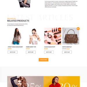 FASHION GEEK - WOOCOMMERCE FASHION ELEMENTOR TEMPLATE KIT LATEST VERSION