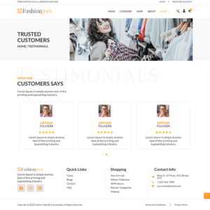 FASHION GEEK - WOOCOMMERCE FASHION ELEMENTOR TEMPLATE KIT LATEST VERSION