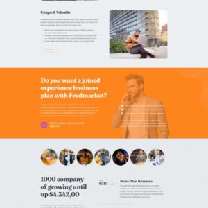 FEEDMARKET - DIGITAL AGENCY ELEMENTOR TEMPLATE KIT LATEST VERSION