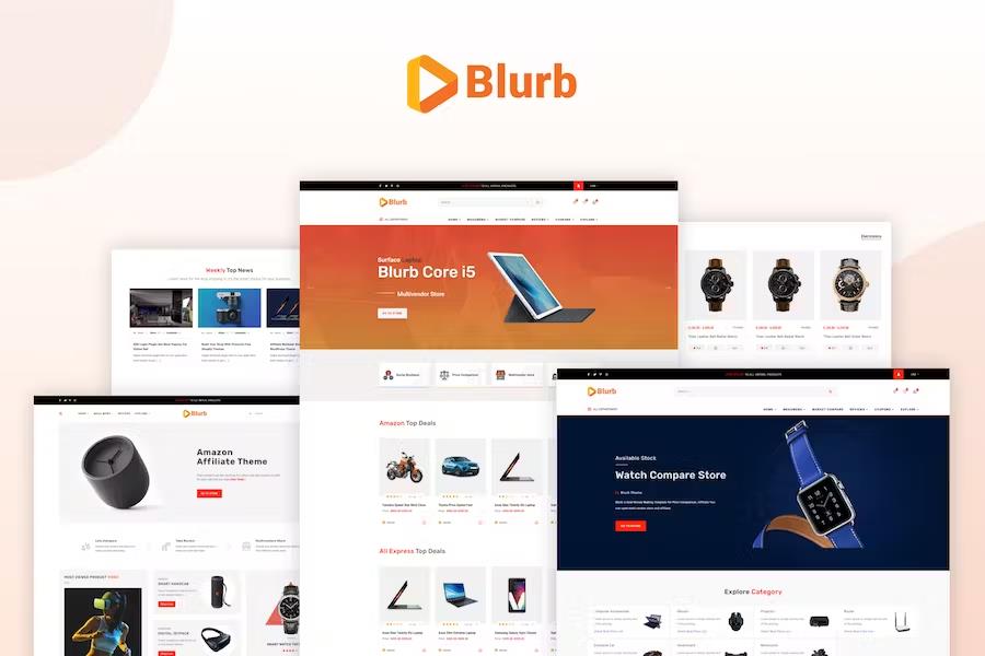BLURB - AFFILIATE COMPARISON COUPON HTML TEMPLATE LATEST VERSION