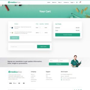 MEDICASHOP - PHARMACY & MEDICAL STORE ELEMENTOR TEMPLATE KIT LATEST VERSION