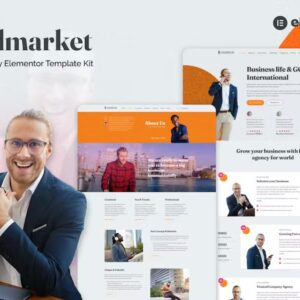 FEEDMARKET - DIGITAL AGENCY ELEMENTOR TEMPLATE KIT LATEST VERSION