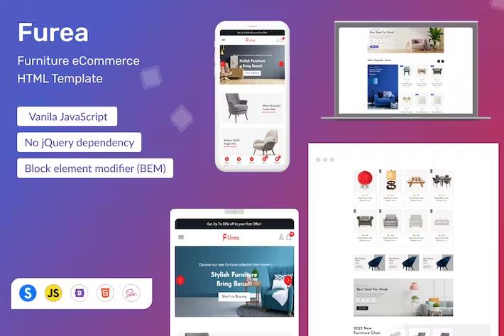 FUREA - FURNITURE ECOMMERCE HTML TEMPLATE LATEST VERSION