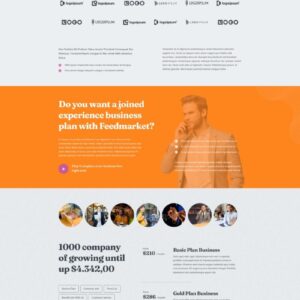 FEEDMARKET - DIGITAL AGENCY ELEMENTOR TEMPLATE KIT LATEST VERSION