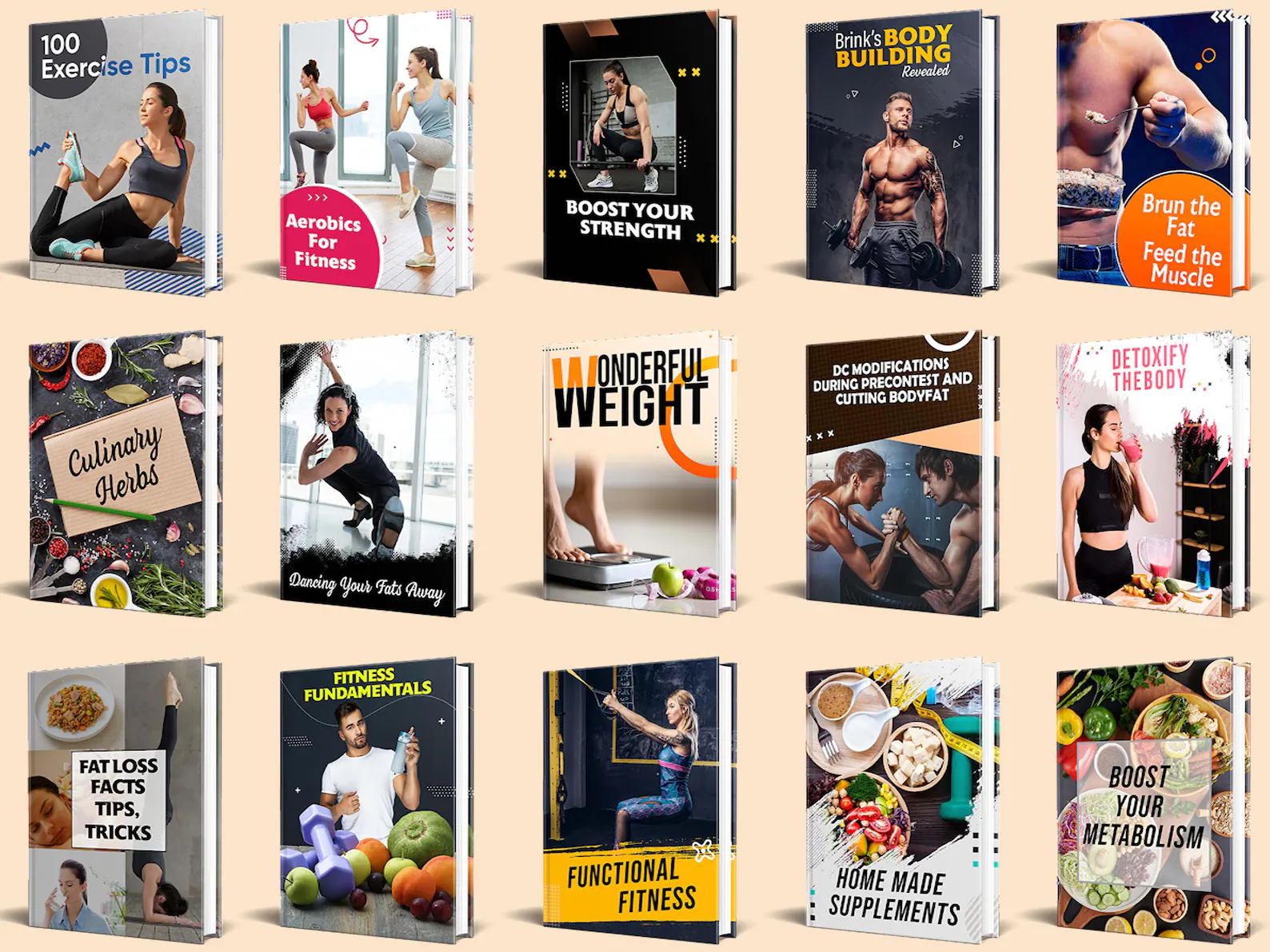 50 Fitness & Health Ebooks – Complete Digital Bundle (Instant Download) - Image 3