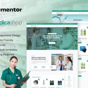 MEDICASHOP - PHARMACY & MEDICAL STORE ELEMENTOR TEMPLATE KIT LATEST VERSION