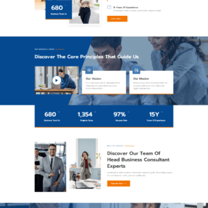 DAMAR - BUSINESS CONSULTANT ELEMENTOR TEMPLATE KIT LATEST VERSION